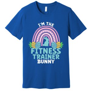 Happy Easter Day I'm The Fitness Trainer Bunny Gift Premium T-Shirt