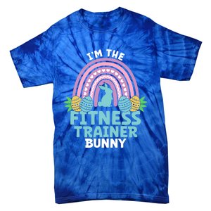 Happy Easter Day I'm The Fitness Trainer Bunny Gift Tie-Dye T-Shirt