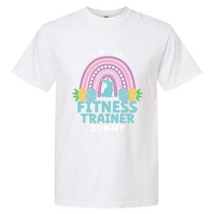 Happy Easter Day I'm The Fitness Trainer Bunny Gift Garment-Dyed Heavyweight T-Shirt