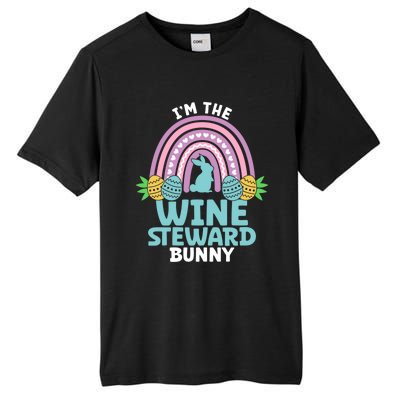 Happy Easter Day I'm The Wine Steward Bunny Funny Gift Tall Fusion ChromaSoft Performance T-Shirt