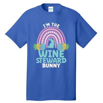 Happy Easter Day I'm The Wine Steward Bunny Funny Gift Tall T-Shirt