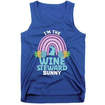 Happy Easter Day I'm The Wine Steward Bunny Funny Gift Tank Top