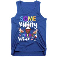 Happy Easter Day Some Bunny Needs Wine Rabbit Basket Stuffer Cute Gift Tank Top