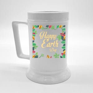 Happy Earth Day Awareness Love Nature Save The Planet Meaningful Gift Beer Stein