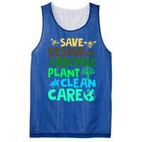 Happy Earth Day Gift Save Rescue Recycle Plant Clean Care Gift Mesh Reversible Basketball Jersey Tank