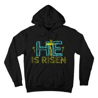 Happy Easter Day He is Risen Christian Easter Hoodie