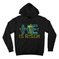 Happy Easter Day He is Risen Christian Easter Tall Hoodie