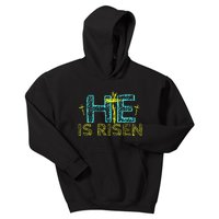 Happy Easter Day He is Risen Christian Easter Kids Hoodie