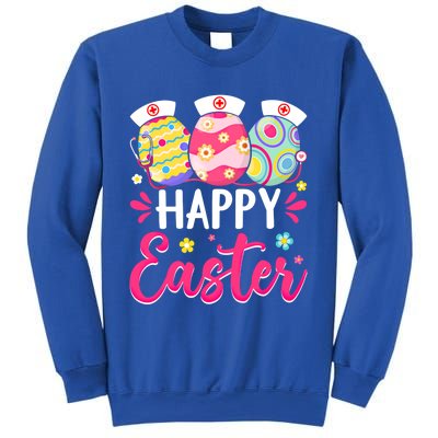 Happy Easter Day Nursing Cute Bunny Egg Nurse Stethoscope Gift Sweatshirt