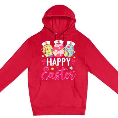 Happy Easter Day Nursing Cute Bunny Egg Nurse Stethoscope Gift Premium Pullover Hoodie