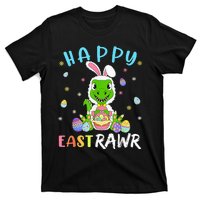 Happy Eastrawr Dinosaur T Rex Cute Easter Bunny Egg T-Shirt