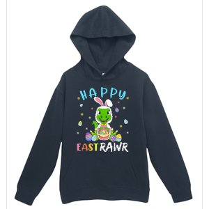 Happy Eastrawr Dinosaur T Rex Cute Easter Bunny Egg Urban Pullover Hoodie