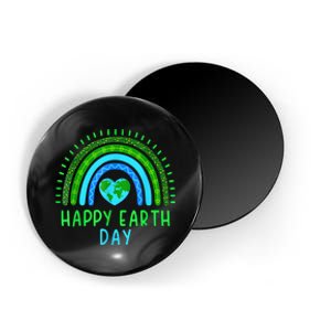 Happy Earth Day 2024 Cute Rainbow Earth Lover Magnet