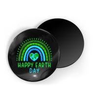 Happy Earth Day 2024 Cute Rainbow Earth Lover Magnet