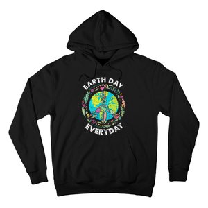 Happy Earth Day Every Day Peace Symbol Hoodie