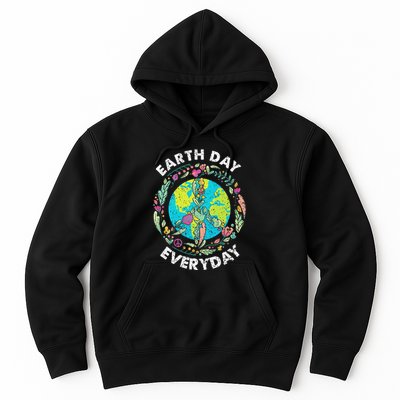Happy Earth Day Every Day Peace Symbol Hoodie