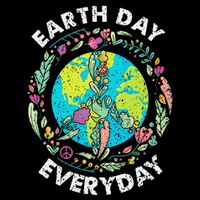 Happy Earth Day Every Day Peace Symbol Impact Tech Backpack
