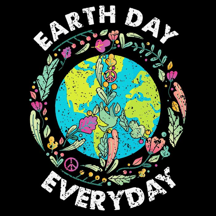 Happy Earth Day Every Day Peace Symbol Impact Tech Backpack