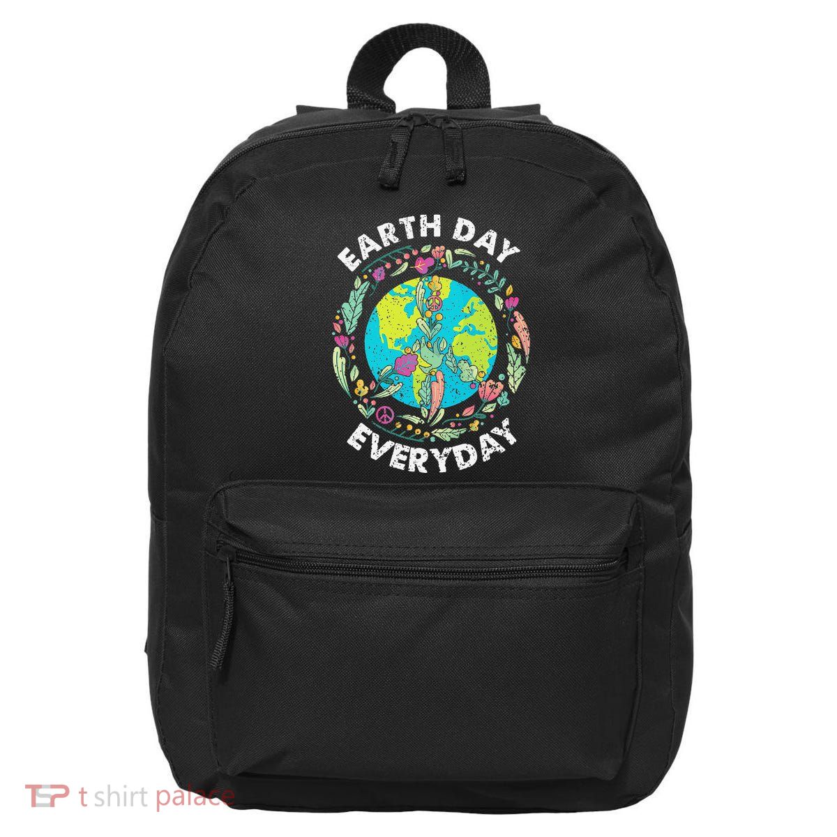 Happy Earth Day Every Day Peace Symbol 16 in Basic Backpack