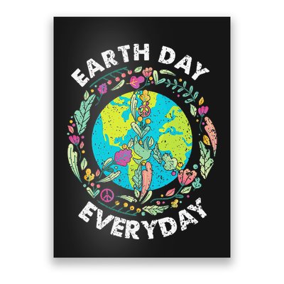 Happy Earth Day Every Day Peace Symbol Poster