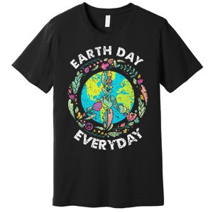 Happy Earth Day Every Day Peace Symbol Premium T-Shirt