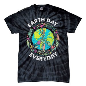 Happy Earth Day Every Day Peace Symbol Tie-Dye T-Shirt