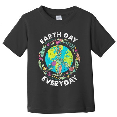 Happy Earth Day Every Day Peace Symbol Toddler T-Shirt