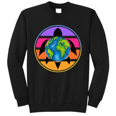 Happy Earth Day Save The Planet Give New Life To Sea Turtles Sweatshirt