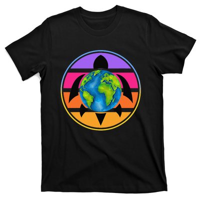 Happy Earth Day Save The Planet Give New Life To Sea Turtles T-Shirt