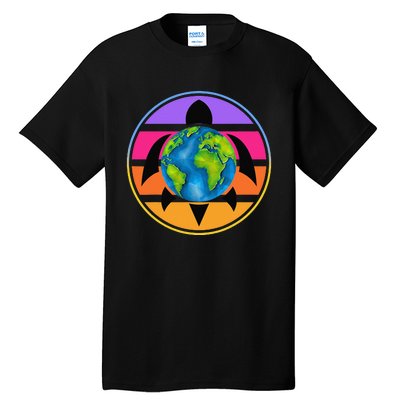 Happy Earth Day Save The Planet Give New Life To Sea Turtles Tall T-Shirt