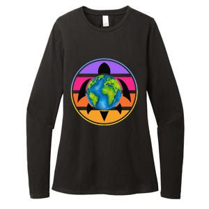 Happy Earth Day Save The Planet Give New Life To Sea Turtles Womens CVC Long Sleeve Shirt