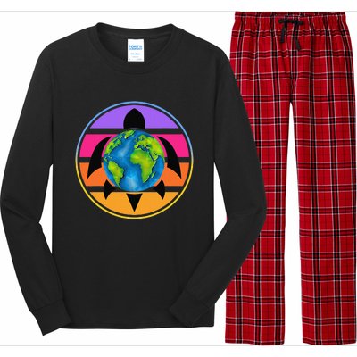 Happy Earth Day Save The Planet Give New Life To Sea Turtles Long Sleeve Pajama Set