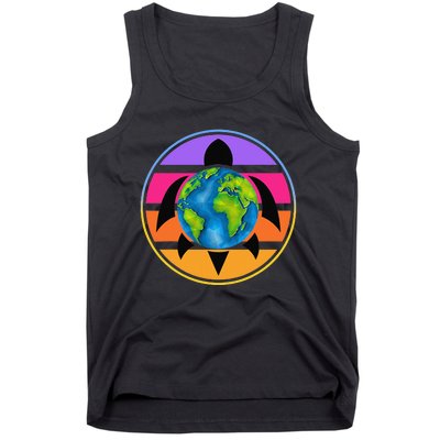 Happy Earth Day Save The Planet Give New Life To Sea Turtles Tank Top