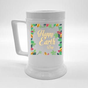 Happy Earth Day Awareness Love Nature Save The Planet Gift Beer Stein