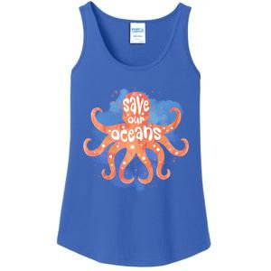 Happy Earth Day Birthday Save Our Oceans Nature Love Gift Ladies Essential Tank