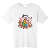 Happy Easter Day Eggs Floral Gift Easter Egg Tall Fusion ChromaSoft Performance T-Shirt