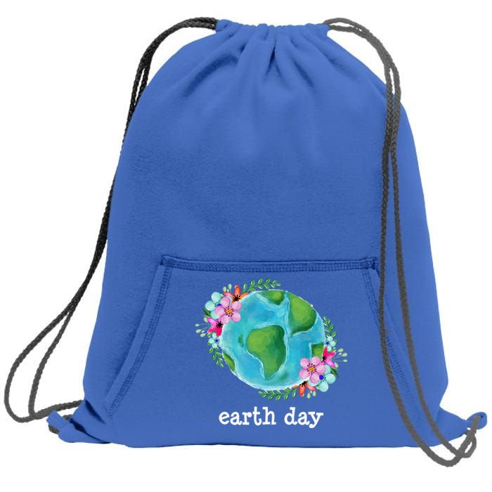 Happy Earth Day Love Our Mother Nature Cute Gift Sweatshirt Cinch Pack Bag