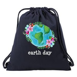 Happy Earth Day Love Our Mother Nature Cute Gift Drawstring Bag