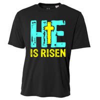 Happy Easter Day He Is Risen Christian Easter Cooling Performance Crew T-Shirt