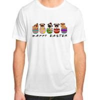 Happy Easter Day Cute Pugs Bunny Adult ChromaSoft Performance T-Shirt