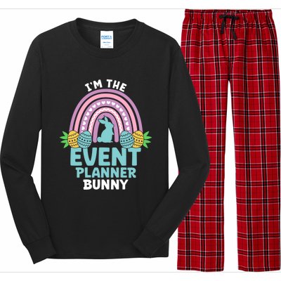 Happy Easter Day Im The Event Planner Bunny Gift Long Sleeve Pajama Set