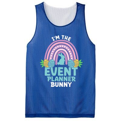 Happy Easter Day Im The Event Planner Bunny Gift Mesh Reversible Basketball Jersey Tank