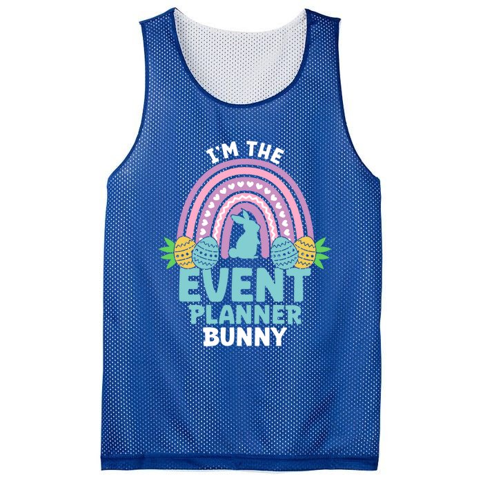 Happy Easter Day Im The Event Planner Bunny Gift Mesh Reversible Basketball Jersey Tank