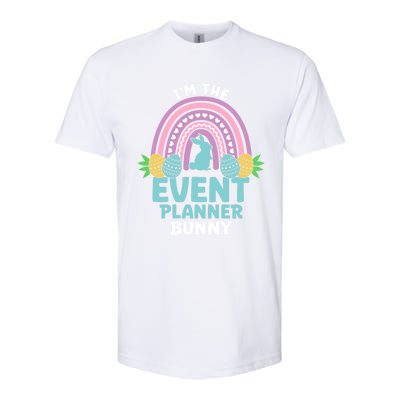 Happy Easter Day Im The Event Planner Bunny Gift Softstyle CVC T-Shirt