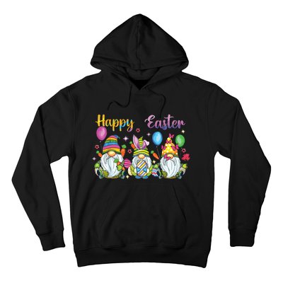 Happy Easter Day Bunny Gnome Rabbit Easter Egg Hunting Women Hoodie