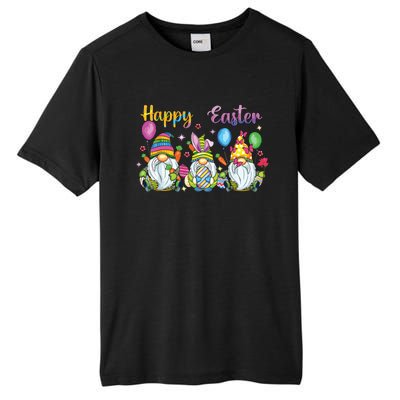 Happy Easter Day Bunny Gnome Rabbit Easter Egg Hunting Women Tall Fusion ChromaSoft Performance T-Shirt