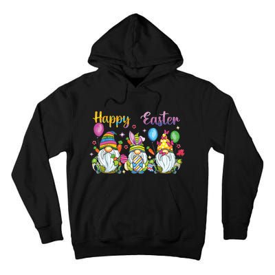 Happy Easter Day Bunny Gnome Rabbit Easter Egg Hunting Women Tall Hoodie