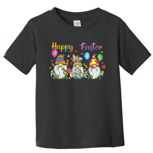 Happy Easter Day Bunny Gnome Rabbit Easter Egg Hunting Women Toddler T-Shirt