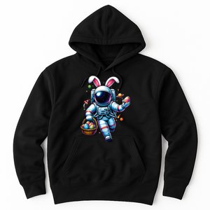 Happy Easter Day Bunny Egg Astronaut Space Hoodie