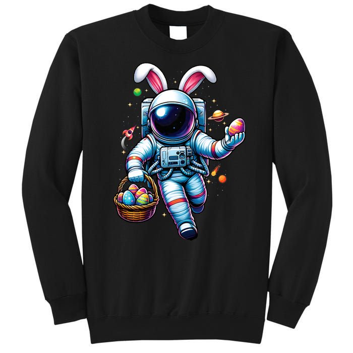 Happy Easter Day Bunny Egg Astronaut Space Sweatshirt